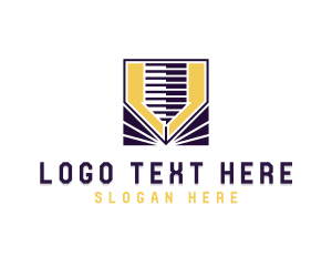 Technician - Laser Cutting Manufacturer logo design