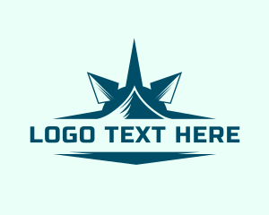 Locator - Nautical Compass Mountain logo design