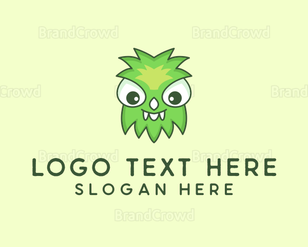 Cute Halloween Monster Logo