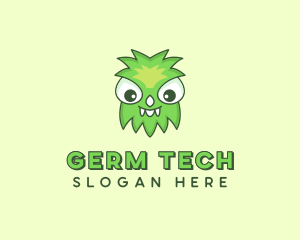 Germ - Cute Halloween Monster logo design