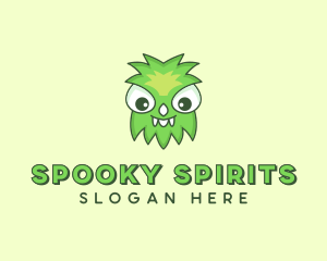 Cute Halloween Monster logo design