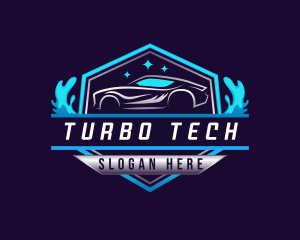 Turbo - Car Wash Automotive logo design