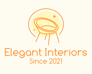 Modern Chair Furniture logo design