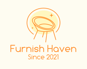 Modern Chair Furniture logo design