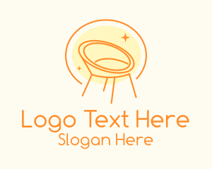 Modern Chair Furniture Logo