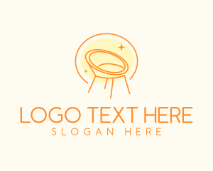 Modern Chair Furniture logo design