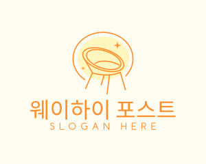 Modern Chair Furniture logo design