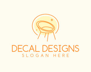 Modern Chair Furniture logo design