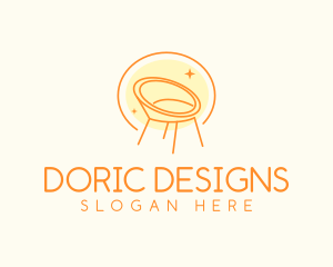 Modern Chair Furniture logo design