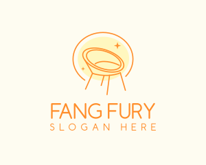 Modern Chair Furniture logo design