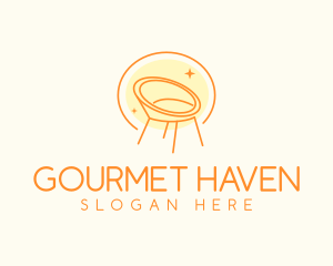 Modern Chair Furniture logo design