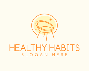 Modern Chair Furniture logo design