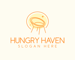 Modern Chair Furniture logo design