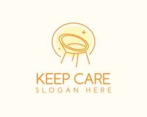 Modern Chair Furniture logo design