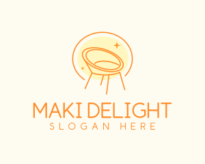 Modern Chair Furniture logo design