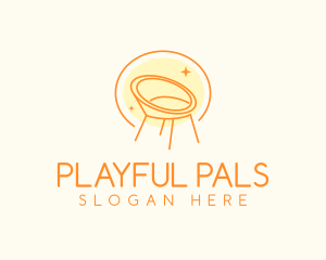 Modern Chair Furniture logo design