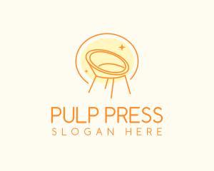 Modern Chair Furniture logo design