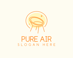 Modern Chair Furniture logo design