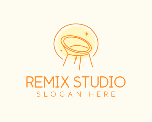 Modern Chair Furniture logo design