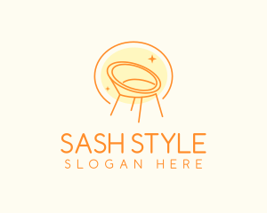 Modern Chair Furniture logo design