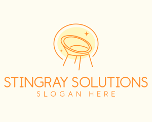 Modern Chair Furniture logo design