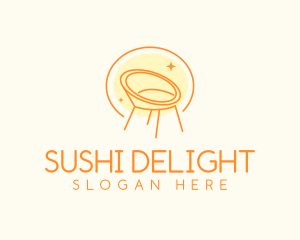 Modern Chair Furniture logo design