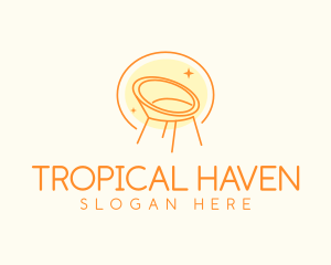 Modern Chair Furniture logo design