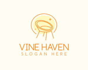 Modern Chair Furniture logo design