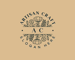 Artisanal Flower Gardening logo design