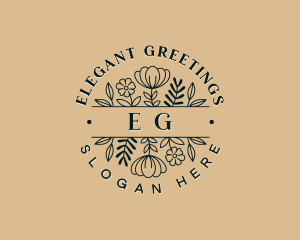 Artisanal Flower Gardening logo design