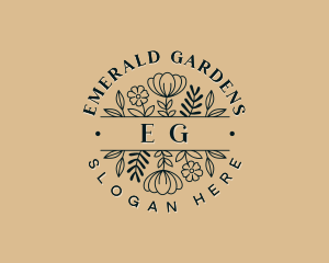 Artisanal Flower Gardening logo design