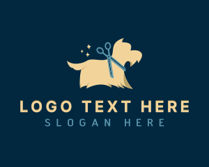 Terrier - Pet Dog Groomer logo design