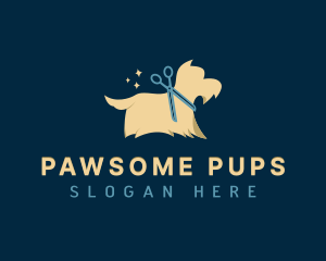 Pet Dog Groomer logo design