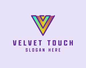 Gradient Tech Hologram logo design