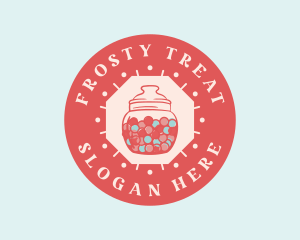 Bubblegum Candy Jar logo design