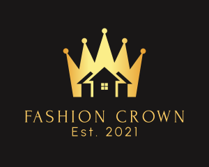 Residential Home Golden Crown logo design