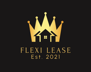 Residential Home Golden Crown logo design