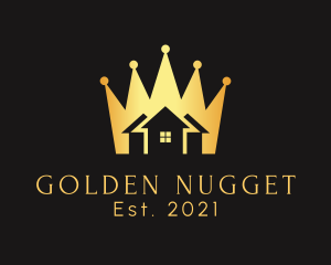 Residential Home Golden Crown logo design