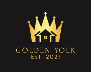 Residential Home Golden Crown logo design