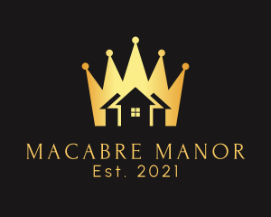 Residential Home Golden Crown logo design