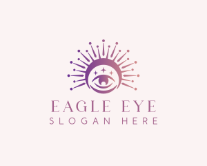 Eye Moon Boho logo design