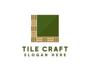 Tile Flooring Parquet logo design