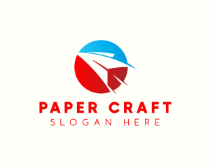 Flight Paper Plane logo design