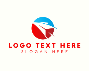Travel - Flight Paper Plane logo design