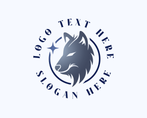 Alaskan Malamute - Wolf Dog Canine logo design