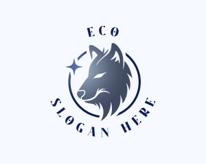 Hound - Wolf Dog Canine logo design