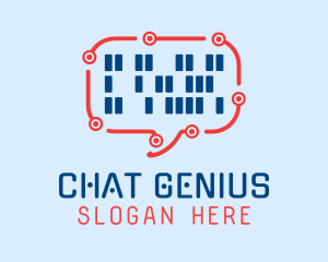 Digital Chat Bot logo design