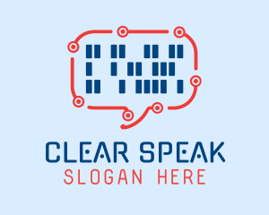 Speak - Digital Chat Bot logo design
