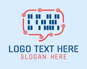 Speak - Digital Chat Bot logo design