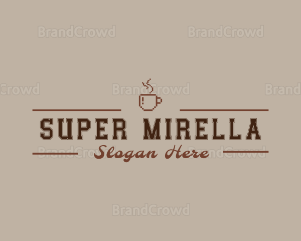 Brown Coffee Shop Logo